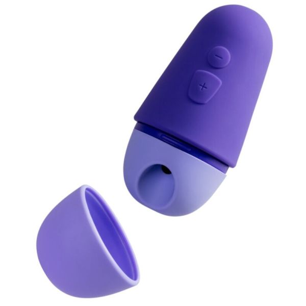 image Stimulateur Clitorial Gratuit avec Couvercle, 10 Niveaux, Rechargeable, Violet