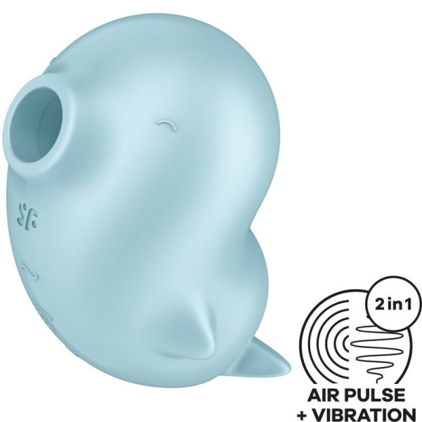 image Satisfyer - Sassy Seal Stimulateur et Vibrateur Bleu